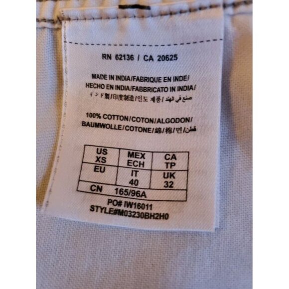 Vintage GUESS XS White Cotton Denim Shirt USA 1981 Collection Button-Down - Picture 4 of 13